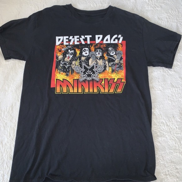 Las Vegas Desert Dogs Other - Las Vegas Desert Dogs T-Shirt Lacrosse Minikiss Men Black Med Short Sleeve NLL